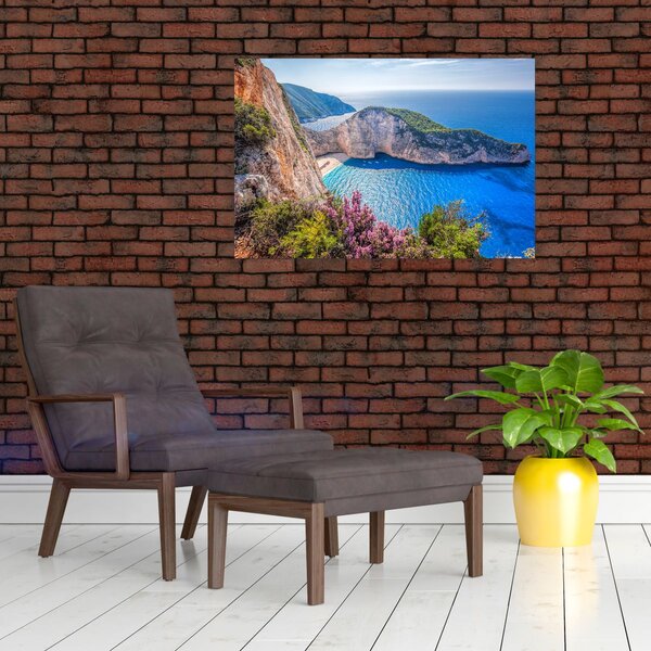 Slika - Plaža Navagio, Grčka (90x60 cm)
