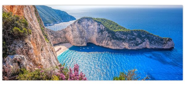 Slika - Plaža Navagio, Grčka (120x50 cm)