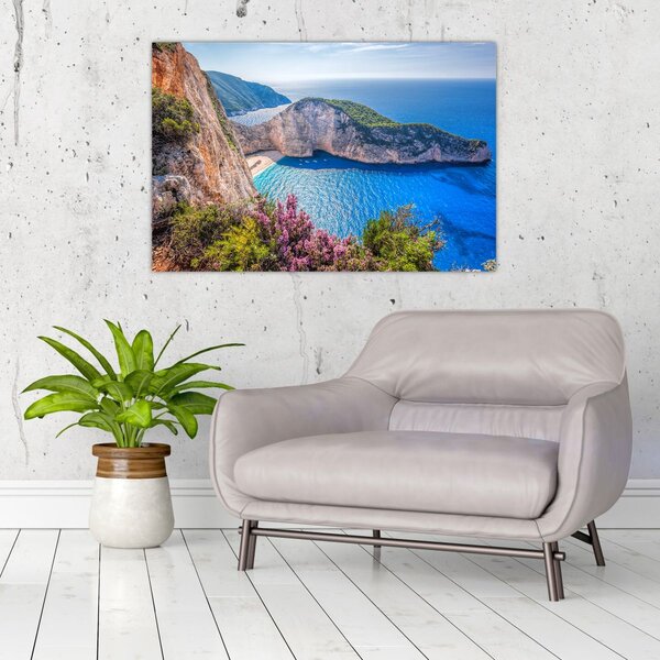 Slika - Plaža Navagio, Grčka (90x60 cm)