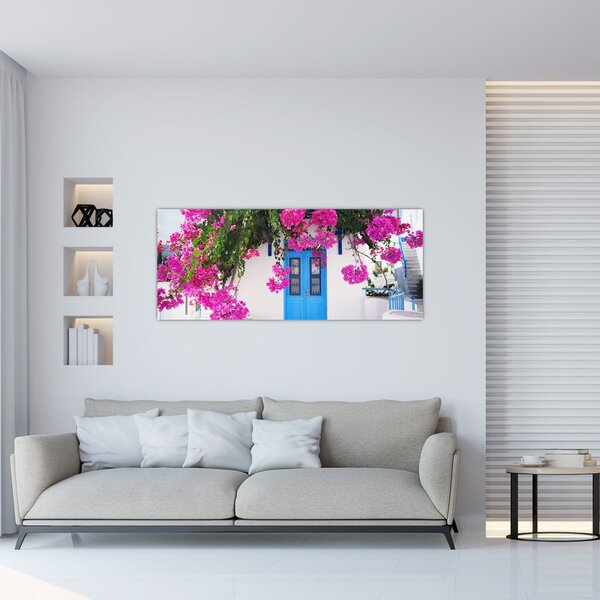 Slika - Tradicionalna grčka kuća (120x50 cm)