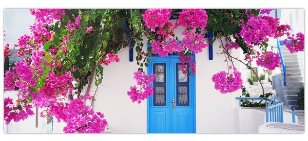 Slika - Tradicionalna grčka kuća (120x50 cm)