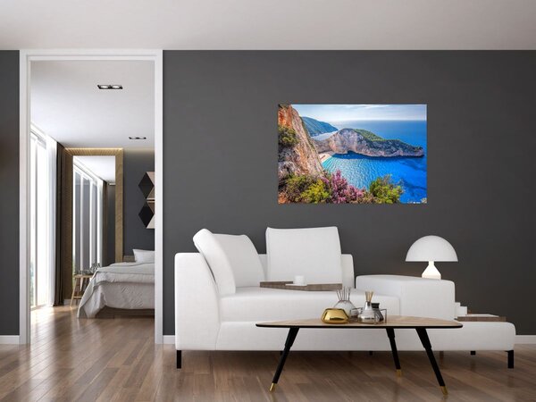 Slika - Plaža Navagio, Grčka (90x60 cm)
