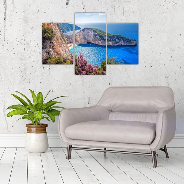 Slika - Plaža Navagio, Grčka (90x60 cm)