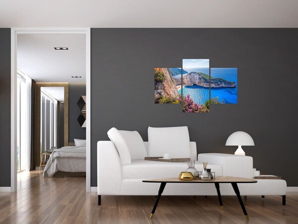 Slika - Plaža Navagio, Grčka (90x60 cm)