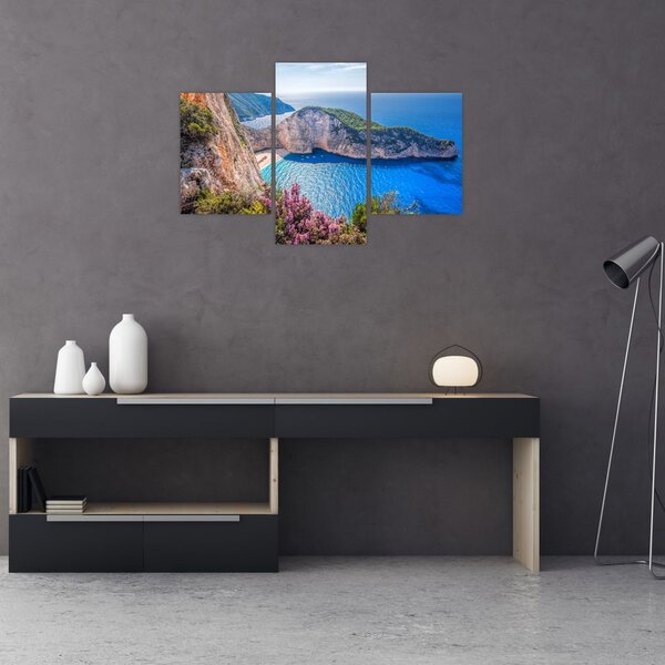 Slika - Plaža Navagio, Grčka (90x60 cm)