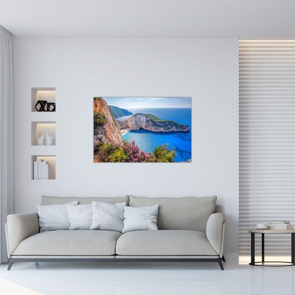 Slika - Plaža Navagio, Grčka (90x60 cm)