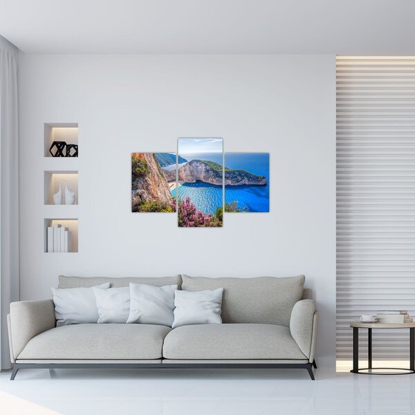 Slika - Plaža Navagio, Grčka (90x60 cm)