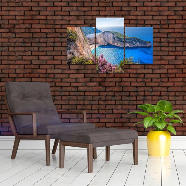 Slika - Plaža Navagio, Grčka (90x60 cm)