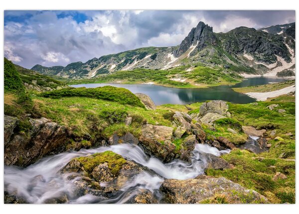 Slika - Pogled na planinu Rila (90x60 cm)