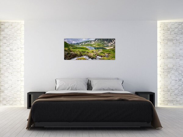Slika - Pogled na planinu Rila (120x50 cm)