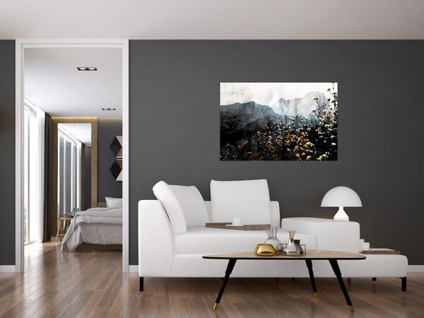 Slika - Ilustracija divljeg cvijeća (90x60 cm)