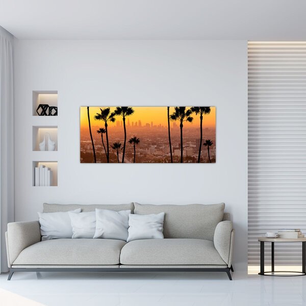 Slika - Panorama Los Angelesa (120x50 cm)