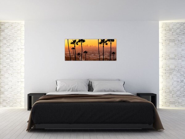 Slika - Panorama Los Angelesa (120x50 cm)