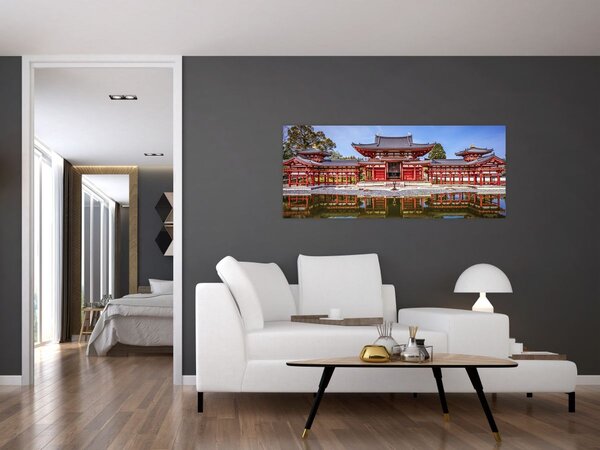 Slika - budistički hram (120x50 cm)