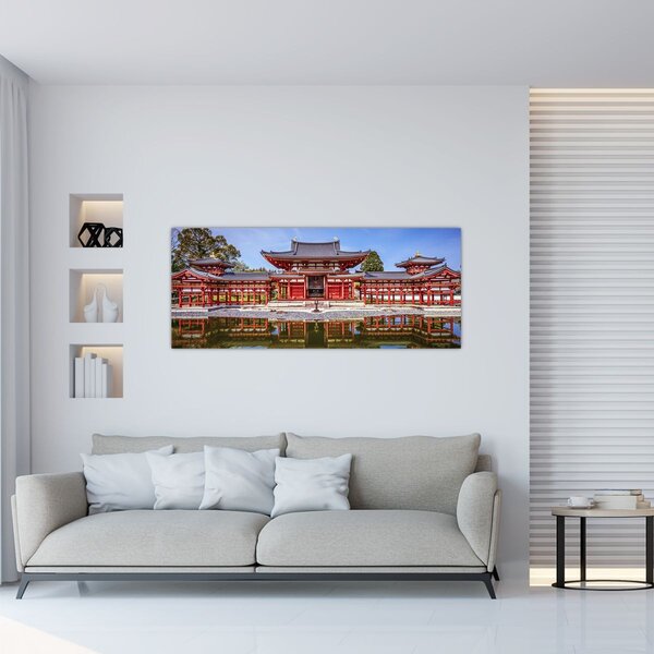 Slika - budistički hram (120x50 cm)