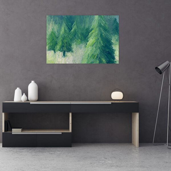 Slika - Slikane crnogorice (90x60 cm)