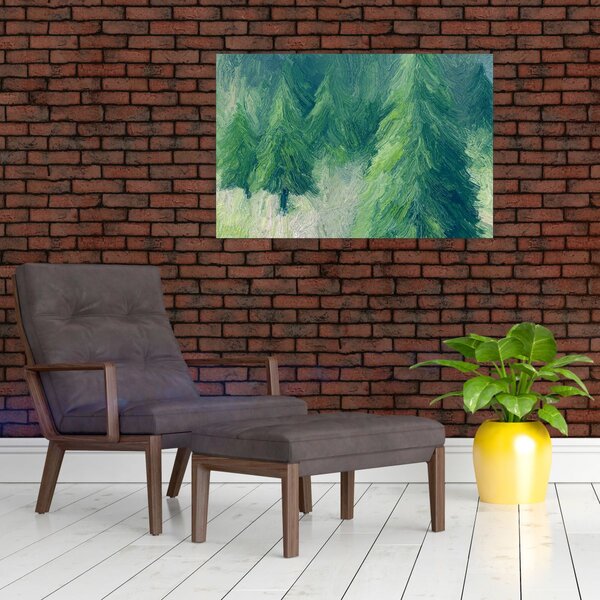 Slika - Slikane crnogorice (90x60 cm)