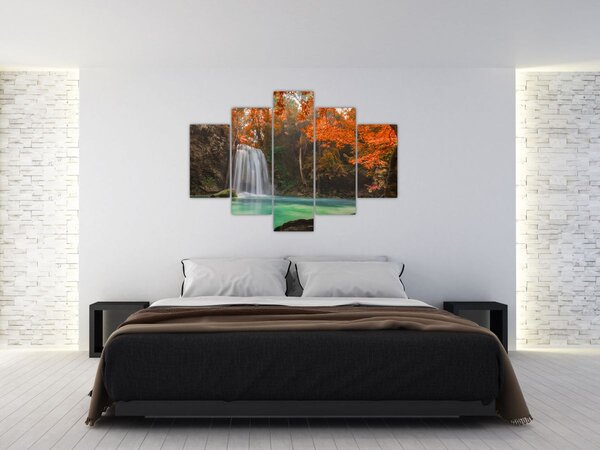 Slika - Vodopad u Tajlandu (150x105 cm)