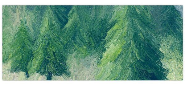 Slika - Slikane crnogorice (120x50 cm)