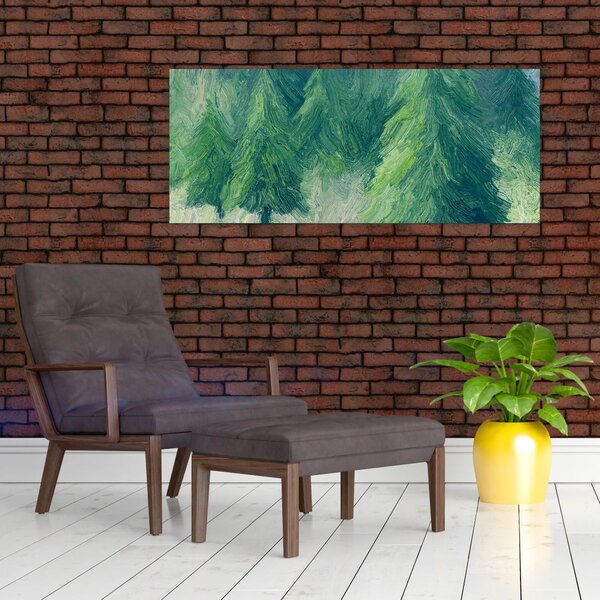 Slika - Slikane crnogorice (120x50 cm)