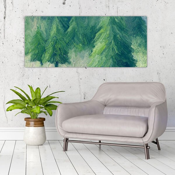 Slika - Slikane crnogorice (120x50 cm)