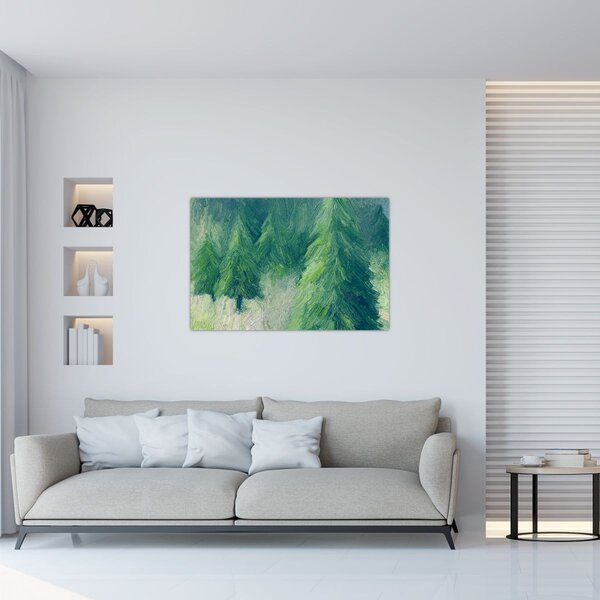 Slika - Slikane crnogorice (90x60 cm)
