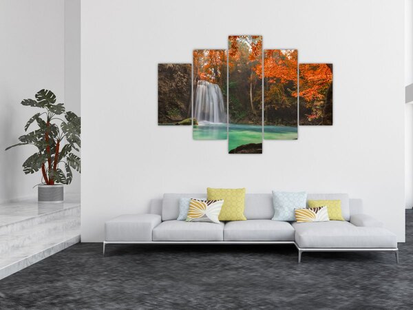Slika - Vodopad u Tajlandu (150x105 cm)