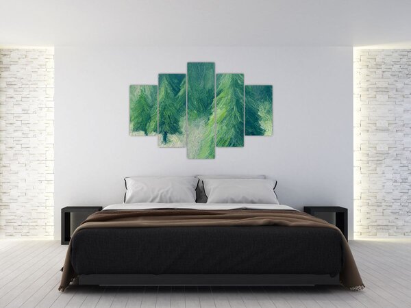 Slika - Slikane crnogorice (150x105 cm)