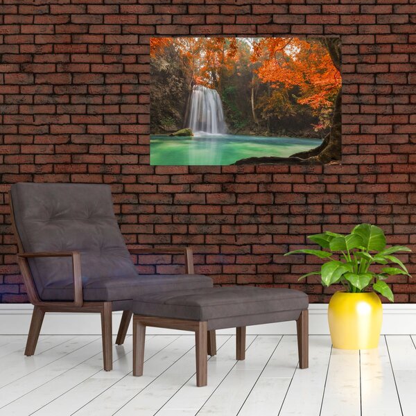 Slika - Vodopad u Tajlandu (90x60 cm)