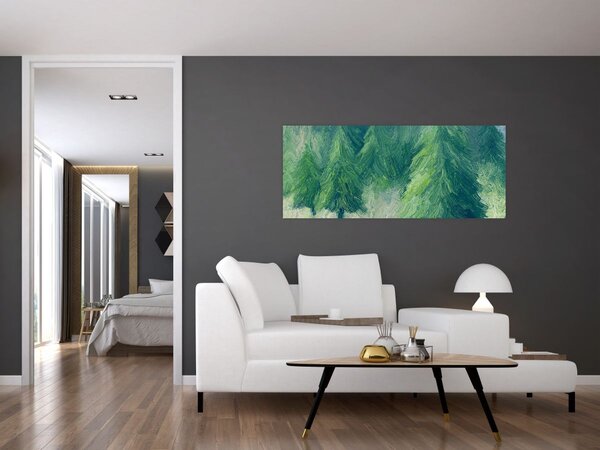 Slika - Slikane crnogorice (120x50 cm)