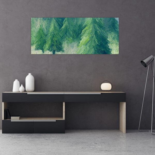 Slika - Slikane crnogorice (120x50 cm)