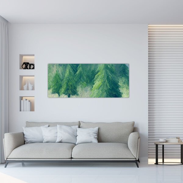 Slika - Slikane crnogorice (120x50 cm)