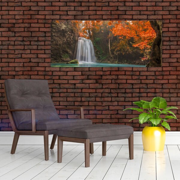 Slika - Vodopad u Tajlandu (120x50 cm)