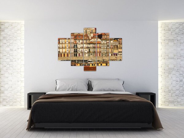 Slika - Obalna četvrt, Portugal (150x105 cm)