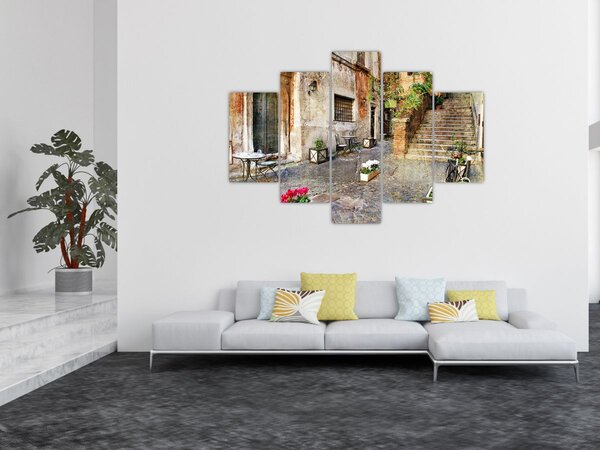 Slika - Stare ulice Rima (150x105 cm)