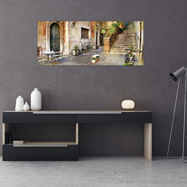 Slika - Stare ulice Rima (120x50 cm)