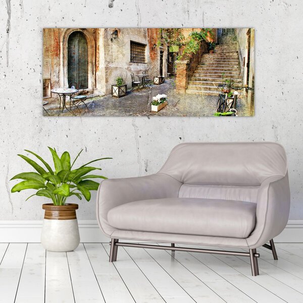 Slika - Stare ulice Rima (120x50 cm)