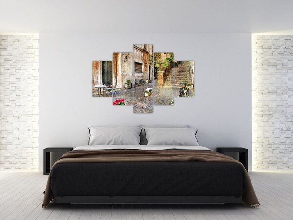 Slika - Stare ulice Rima (150x105 cm)