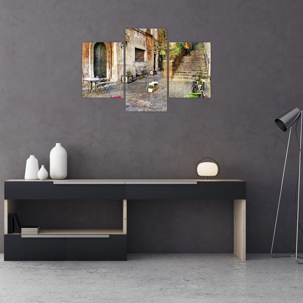 Slika - Stare ulice Rima (90x60 cm)