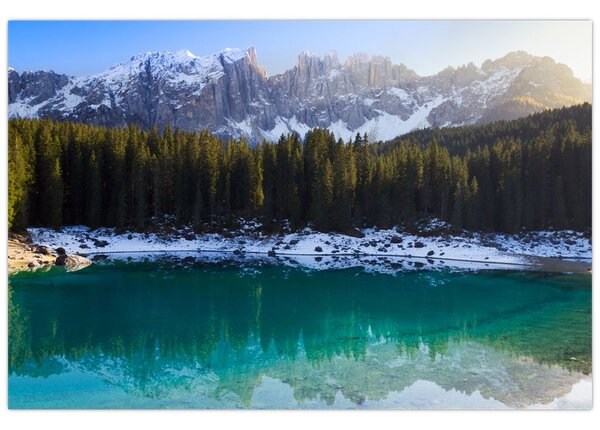 Slika - Jezero Karersee (90x60 cm)