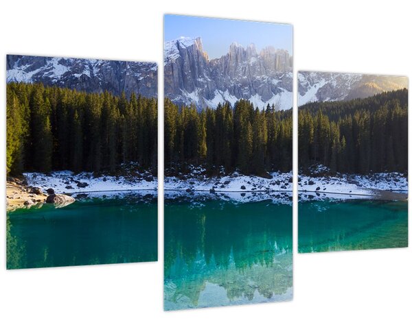 Slika - Jezero Karersee (90x60 cm)