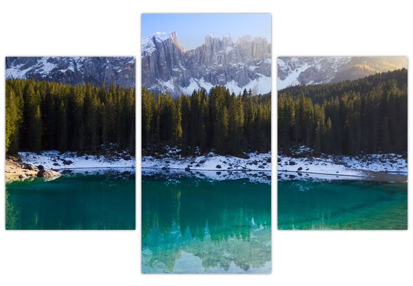 Slika - Jezero Karersee (90x60 cm)