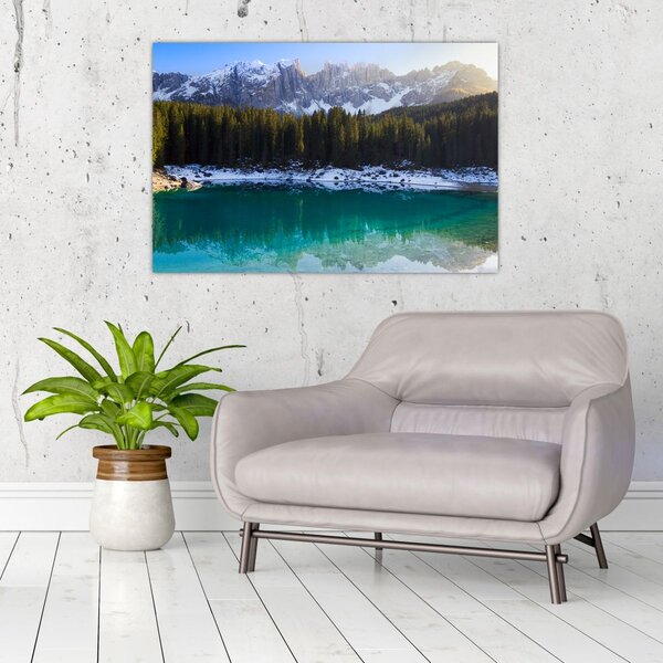 Slika - Jezero Karersee (90x60 cm)