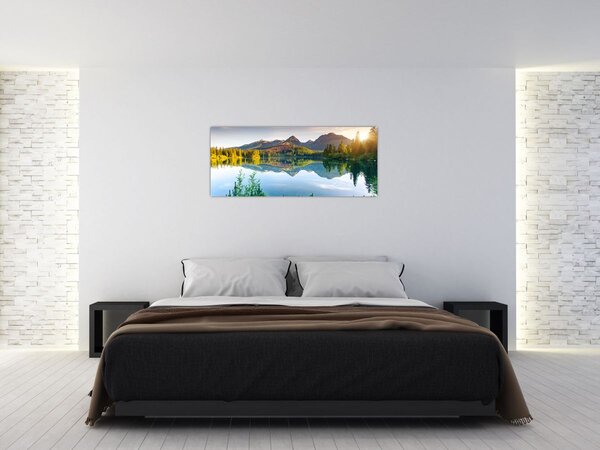 Slika - jezero (120x50 cm)
