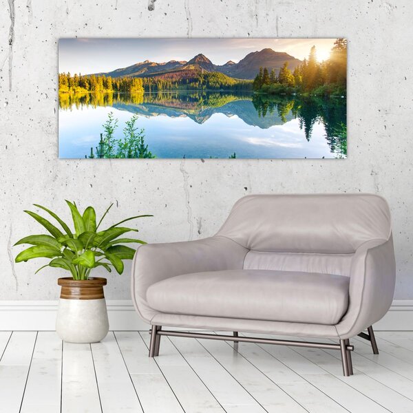 Slika - jezero (120x50 cm)