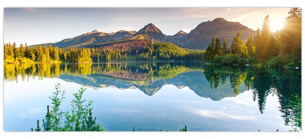 Slika - jezero (120x50 cm)