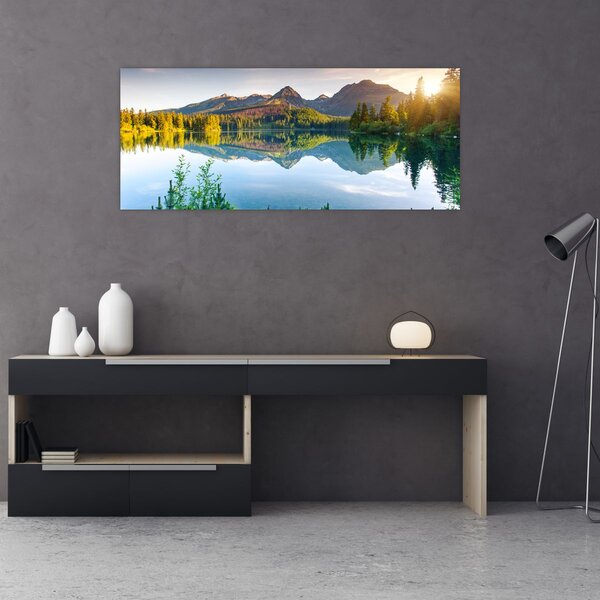 Slika - jezero (120x50 cm)