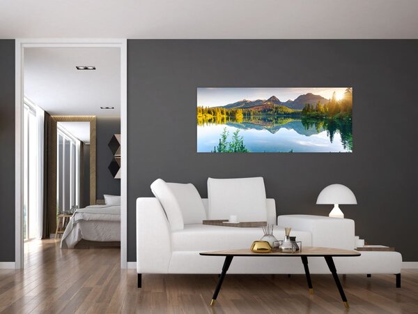 Slika - jezero (120x50 cm)