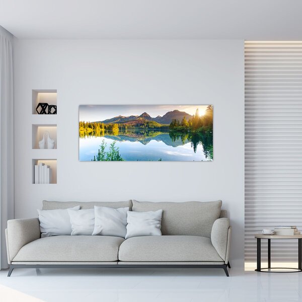 Slika - jezero (120x50 cm)