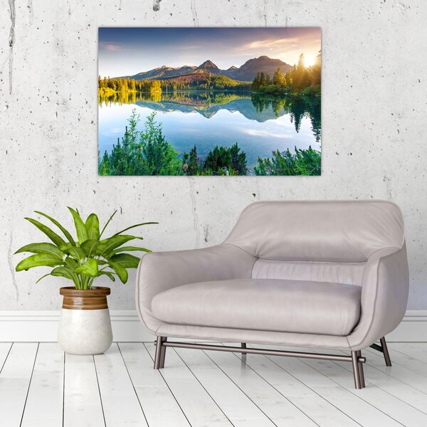 Slika - jezero (90x60 cm)